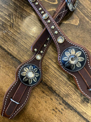 Bride Western à Oreille avec pierres