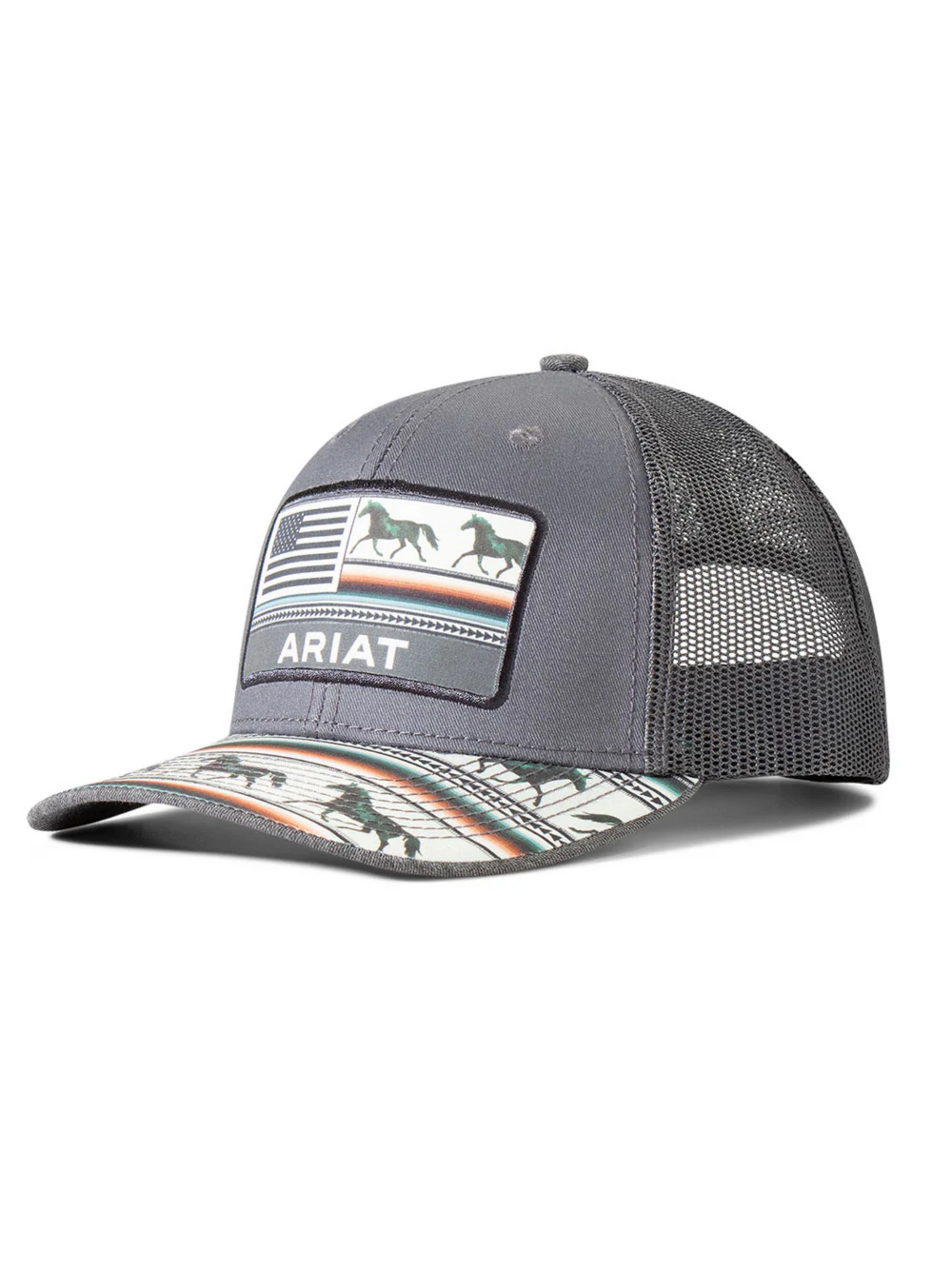 Casquette Stripes Horse American Flag