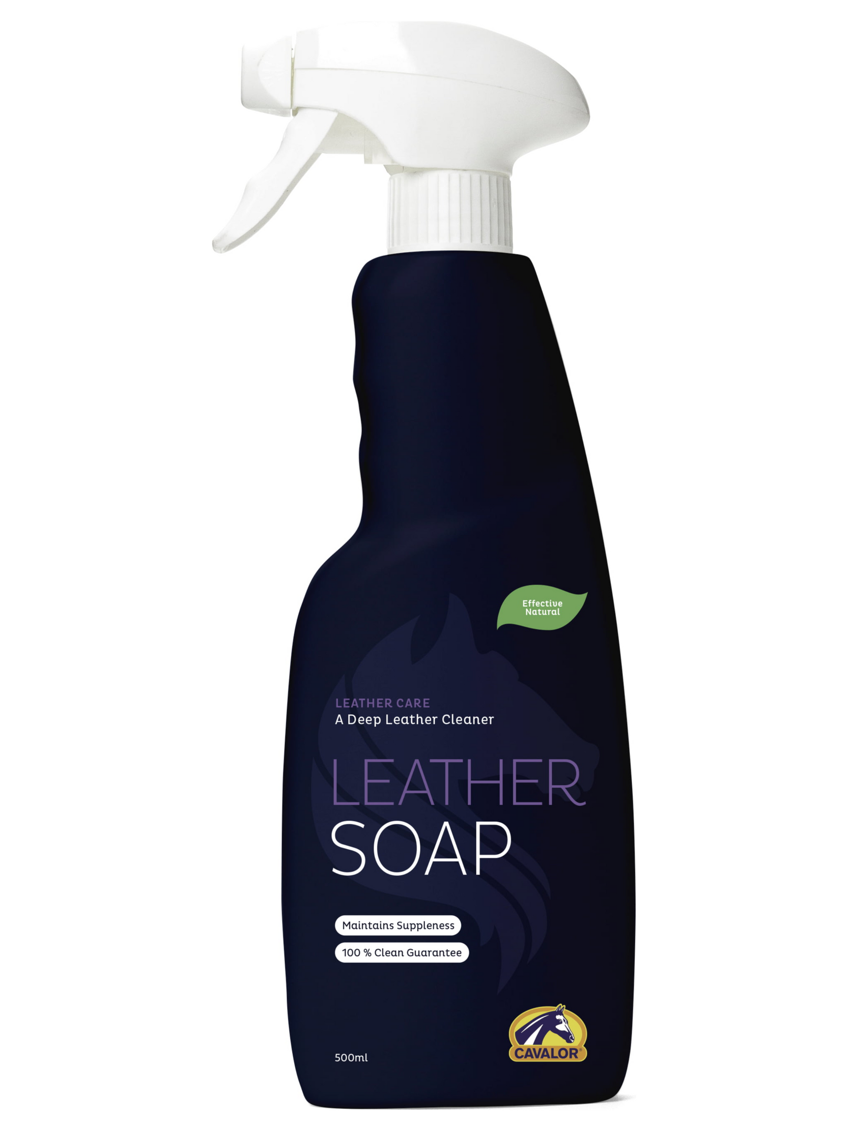 Liquid soap for leather