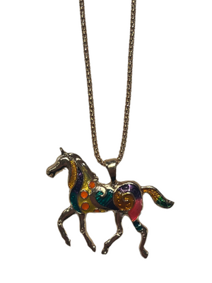 Collier cheval Coloré