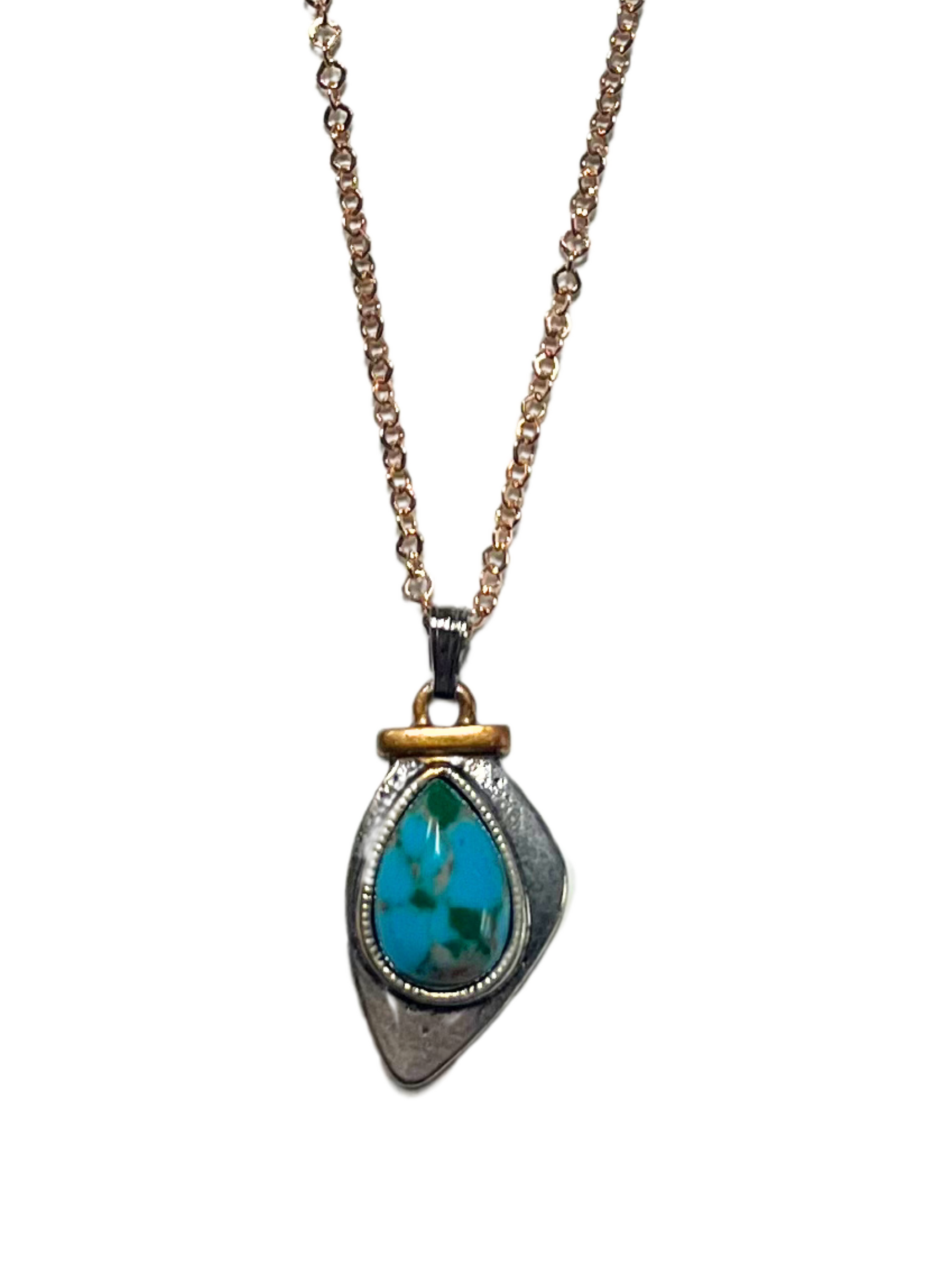 Collier Pierre turquoise