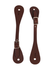 Leather western spur straps