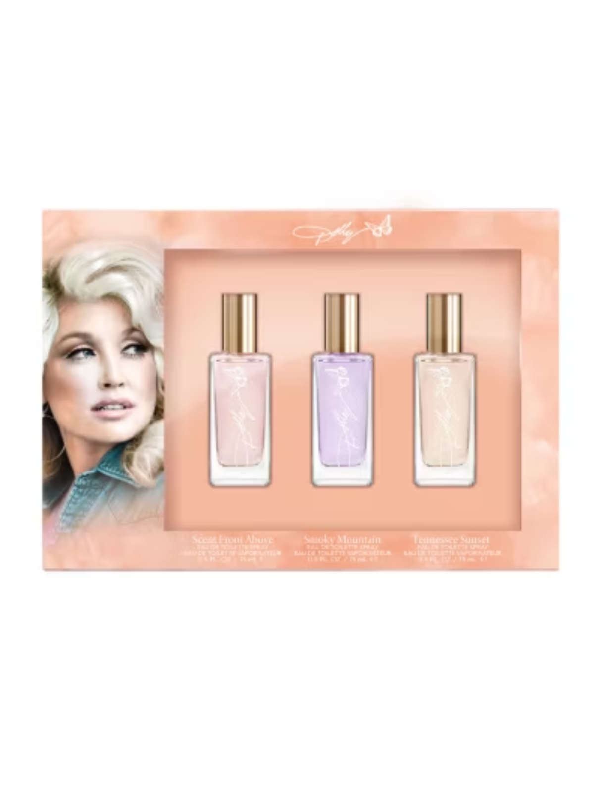 Coffret cadeau Eau de Toilette Dolly Parton (3 pièces)