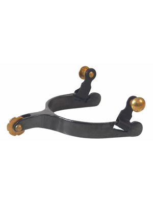 Éperons Western Roper black steel