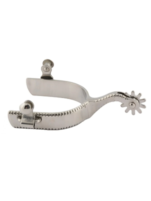 Éperons western à roulette 10 pointes 2.25" - Homme