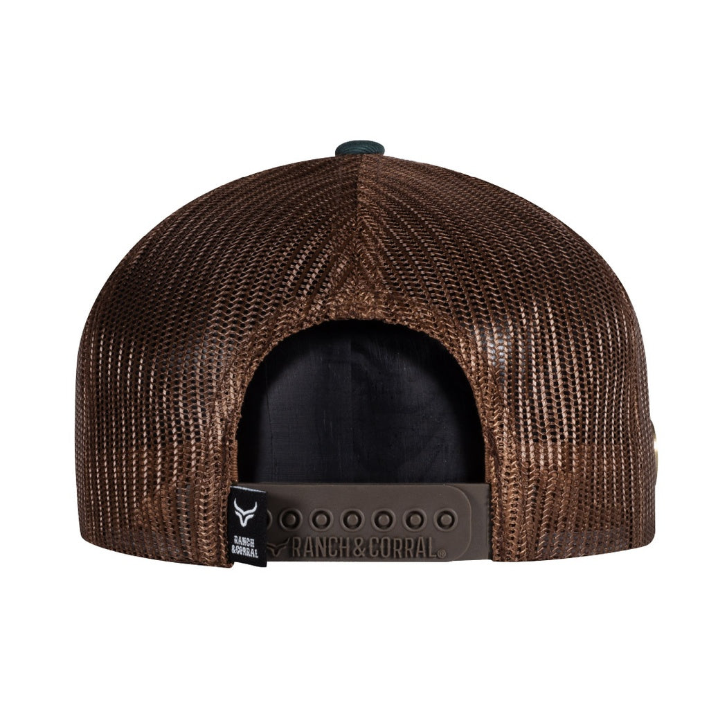 Ranch & Corral Leather Patch Cap - Adult