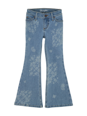 Jeans Melody à Pattes d’Éléphant Bandana - Fille