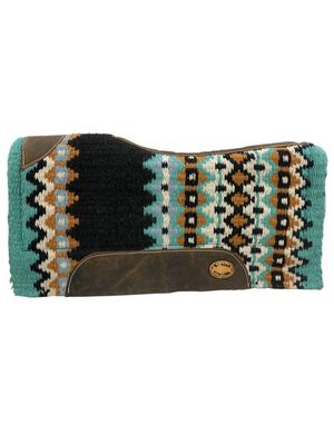 Tapis Western Baril Klassy Turquoise avec mousse mémoire