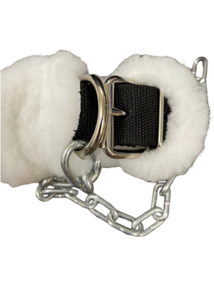 Chaînes anti-ruade avec protection en mouton synthétique