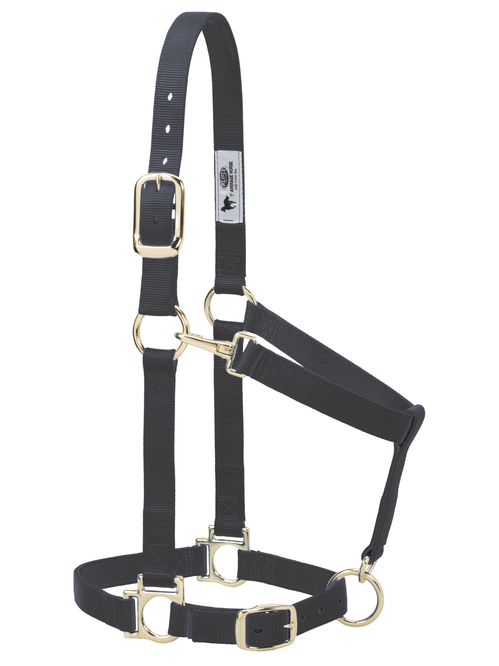 Licol d'équitation Luna en cuir et nylon - HKM Licol d'équitation Luna en cuir et nylon - HKM