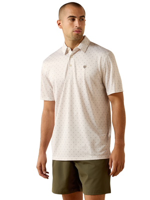 Polo Western All Over Moonbeam - Homme
