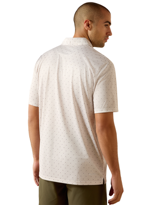 Polo Western All Over Moonbeam - Homme