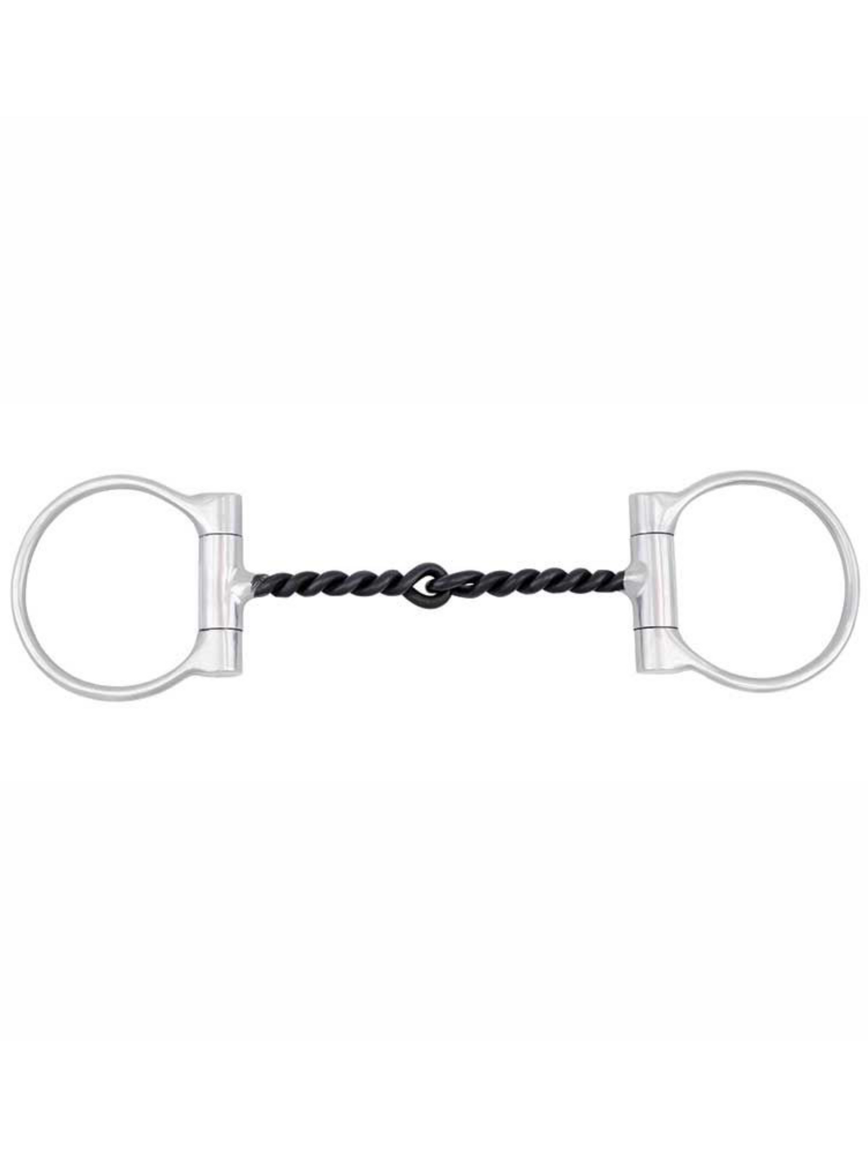 Mors Western Anneaux en D Twist (Iron Wire)