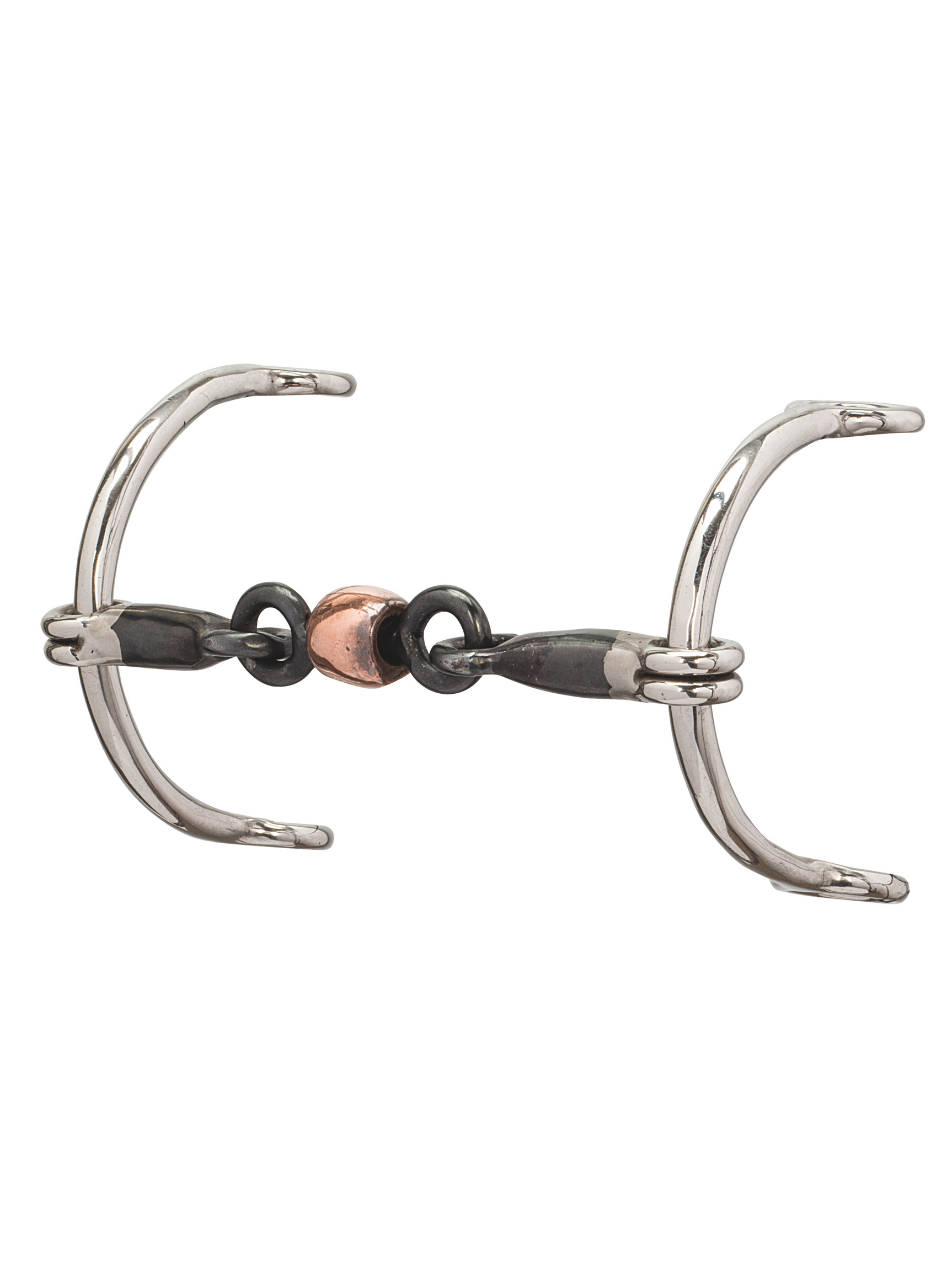 Mors western sliding gag copper roller