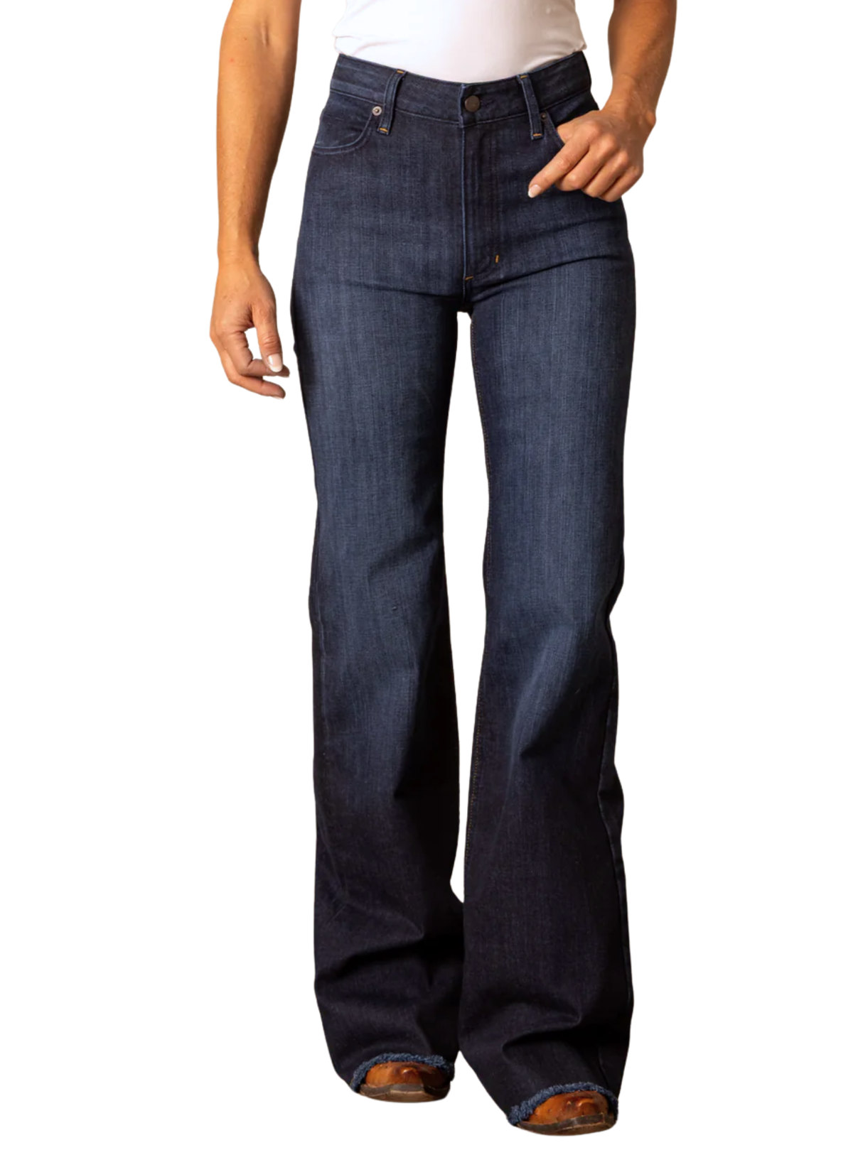 Jeans Western Olivia Dark Wash - Femme