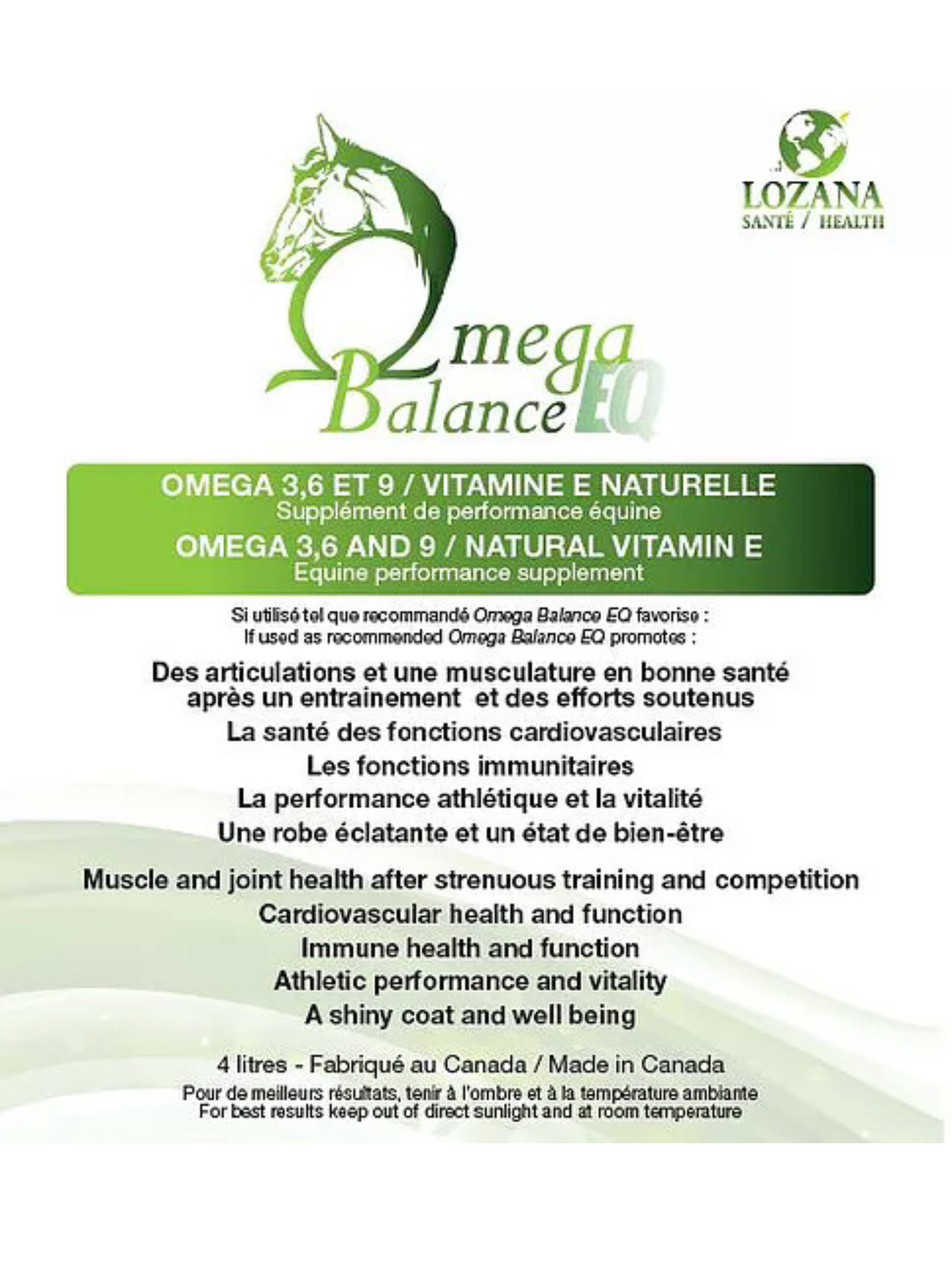 Supplément Omega Balance EQ