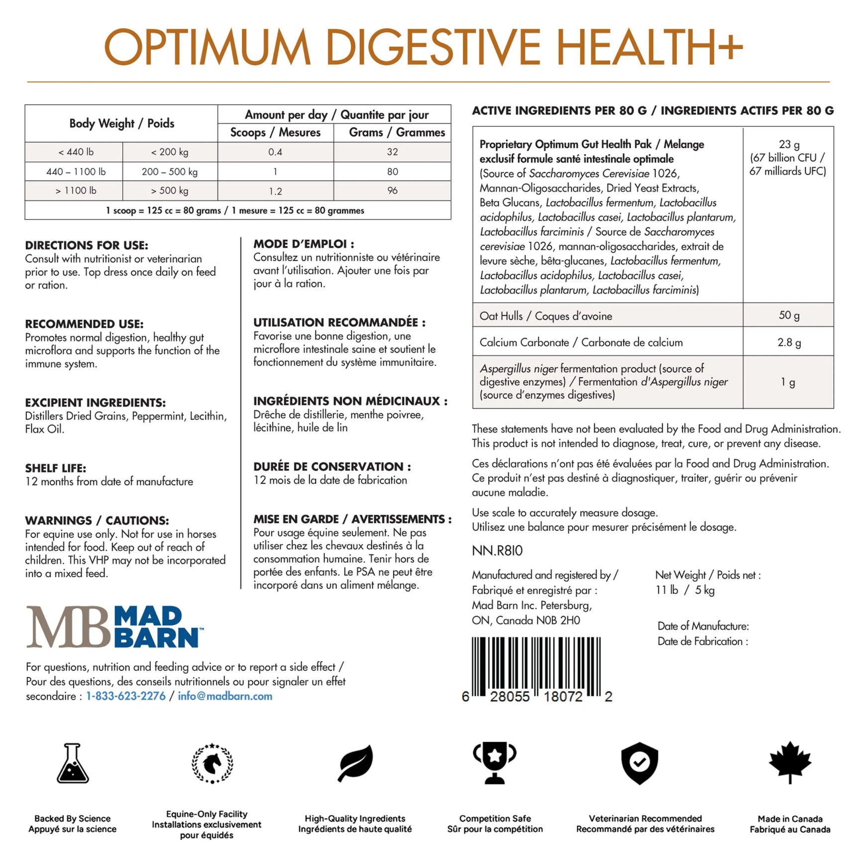 Supplément Optimum Digestive Health