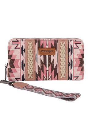 Porte-Monnaie Aztec Rose foncé