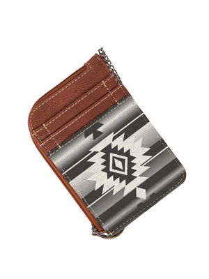 Aztec Card Holder Black