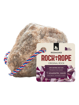 Redmond Rock On A Rope Salt Block