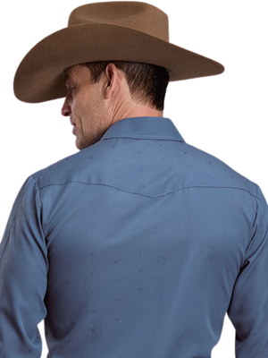 Chemise western Tone-on-Tone Tossed Steerhead - Homme