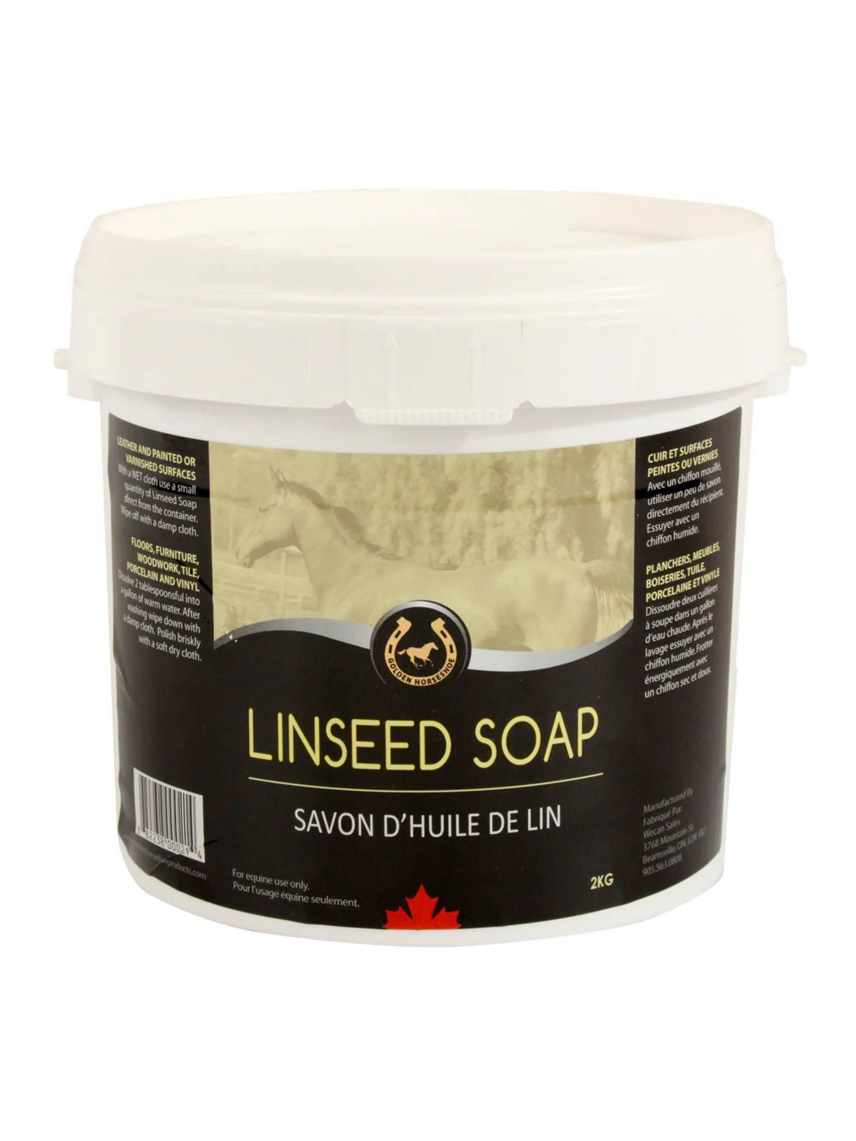 Linseed oil soap