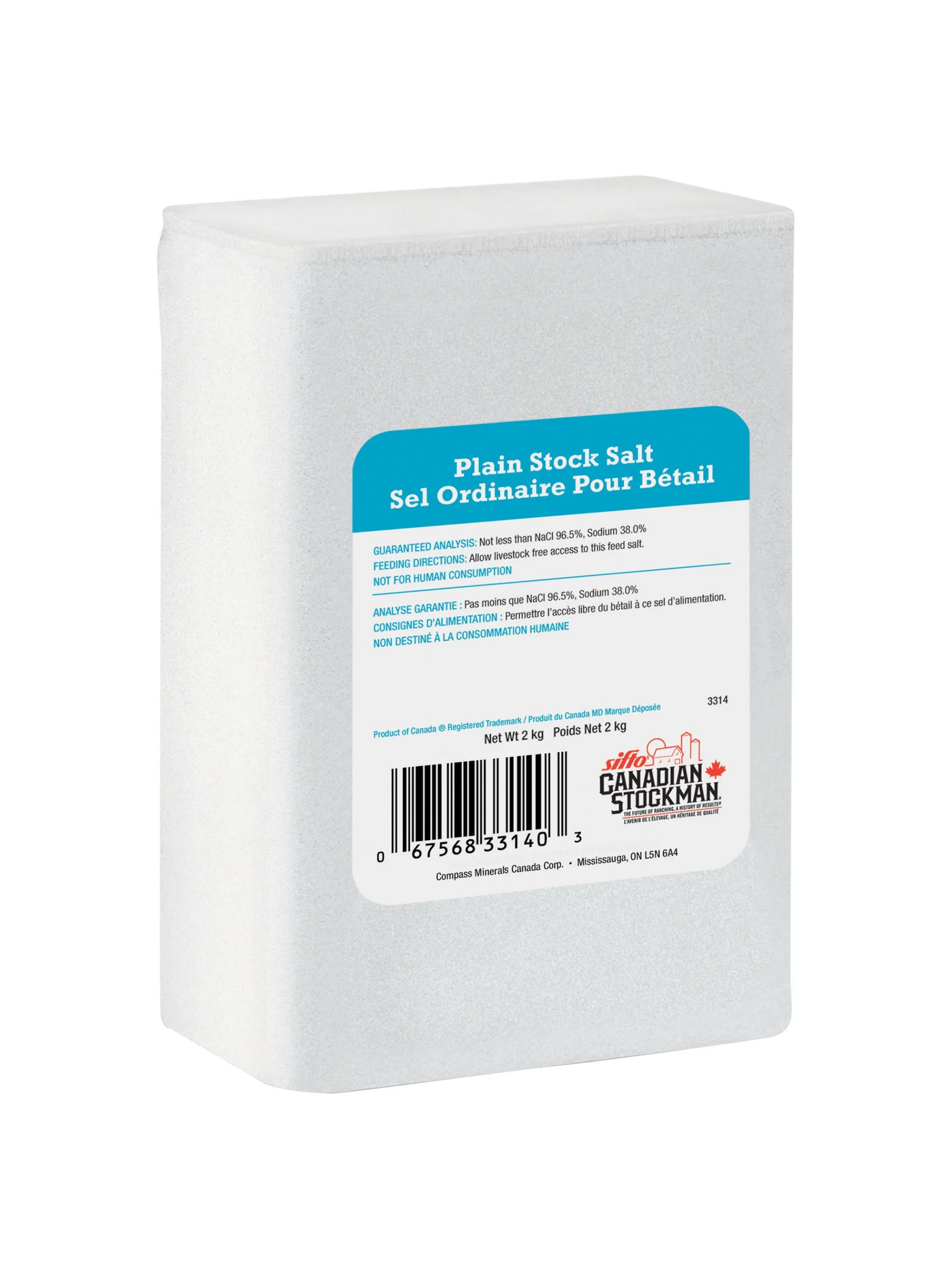 Bloc de sel 2kg | La Chambrière