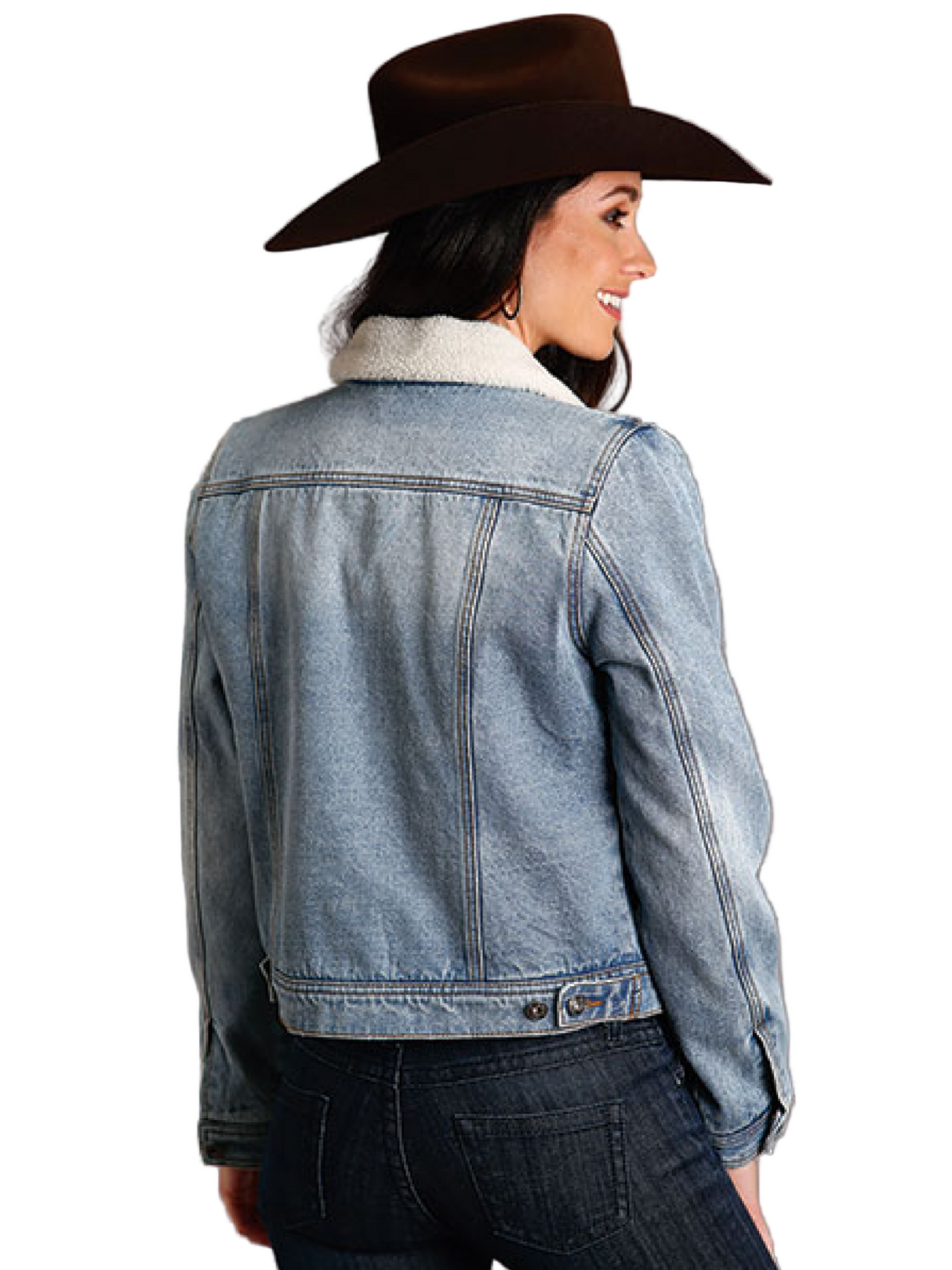 Women's Sherpa Denim Jacket