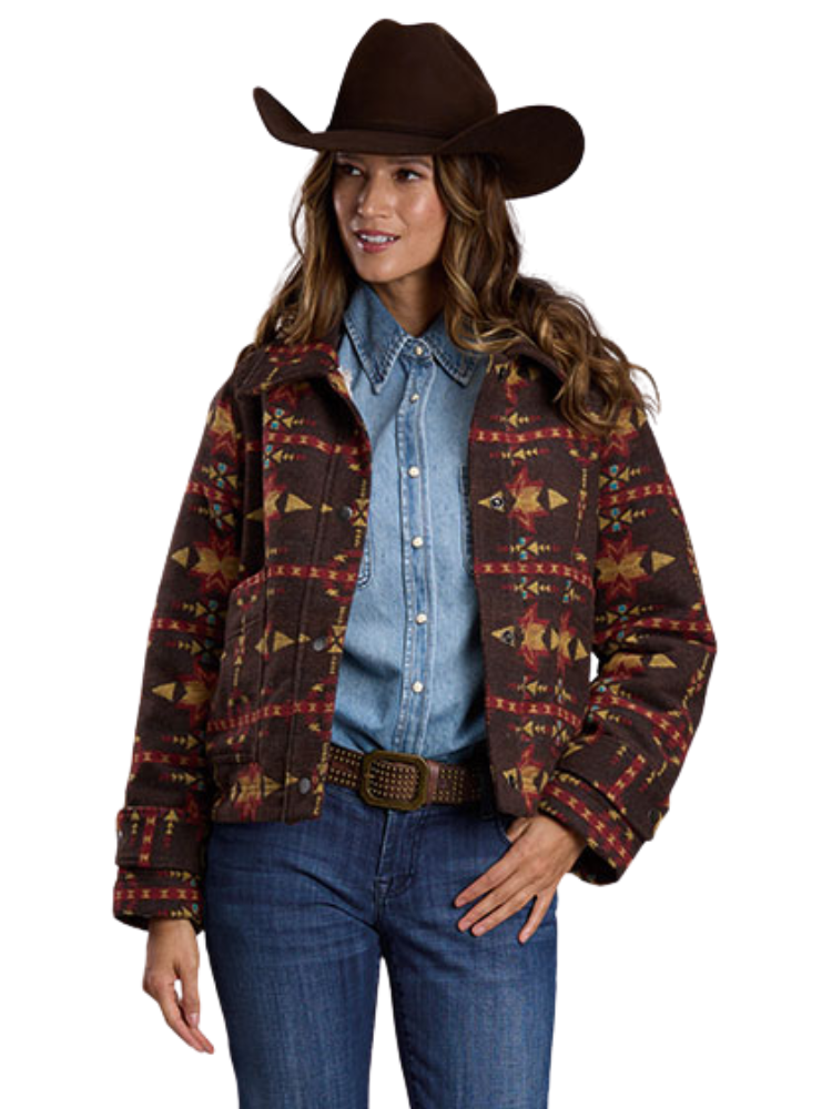 Manteau western Oversized Aztec Blanket - Femme
