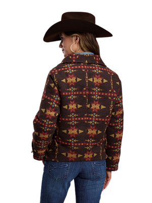 Manteau western Oversized Aztec Blanket - Femme