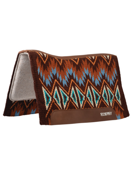 CHALLENGER Tapis de selle de cheval Western en feutre de laine profilé évacuant l'humidité Gris 39RT06GR CHALLENGER Tapis de selle de cheval Western en feutre de laine profilé évacuant l'humidité Gris 39RT06GR