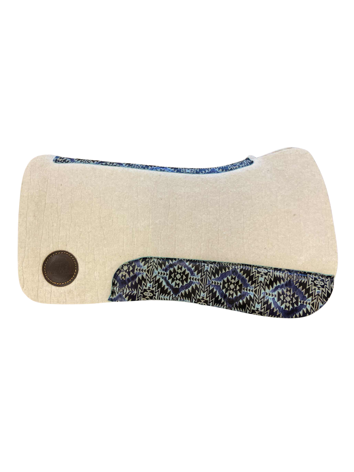 Beige Aztek Blue Western Rug