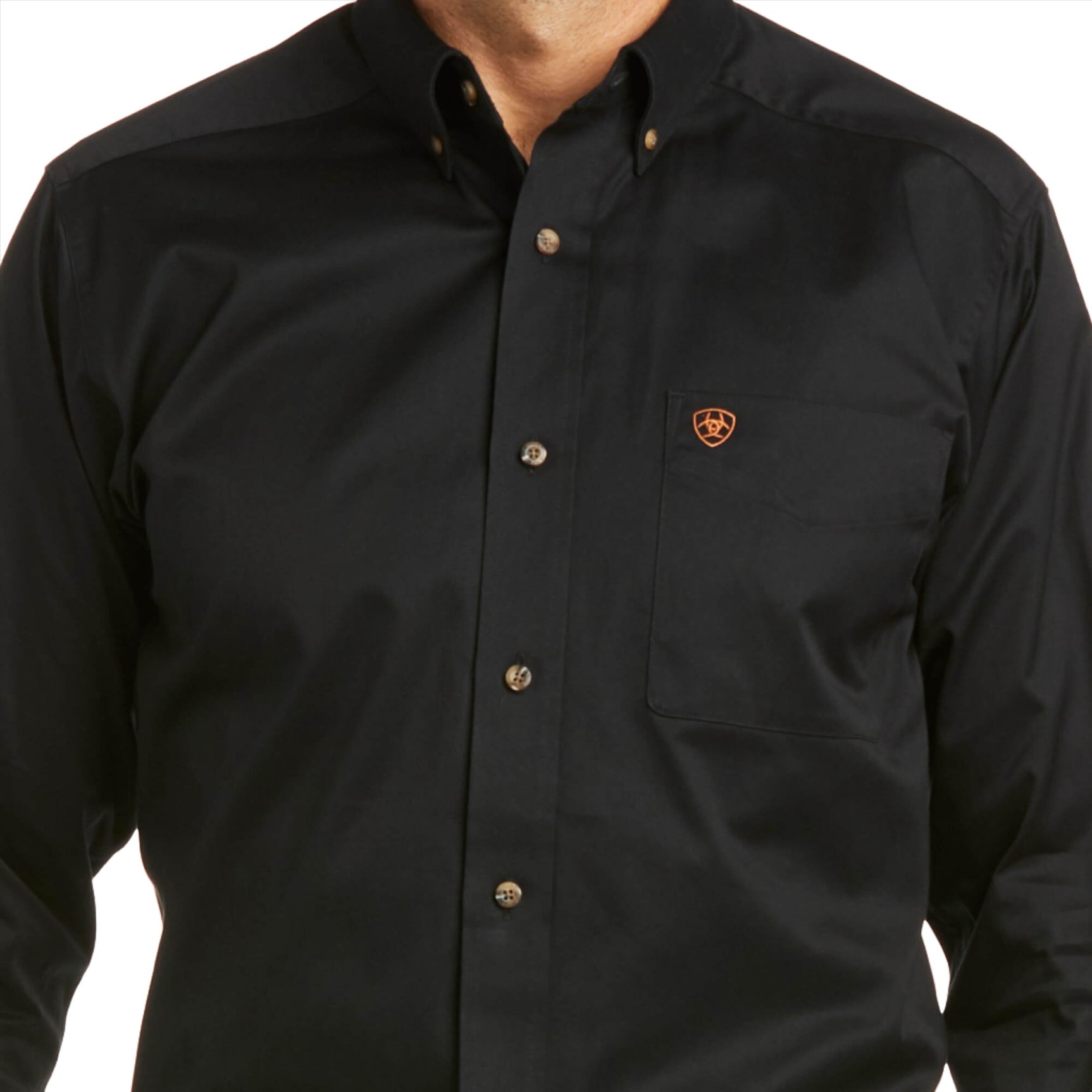 Chemise Solid Twill Fitted - Homme