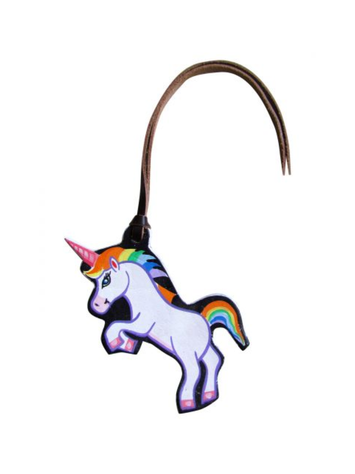 Ornement Licorne Peint à la Main – Tie On pour Selle