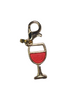 Charm pour bride Verre de vin