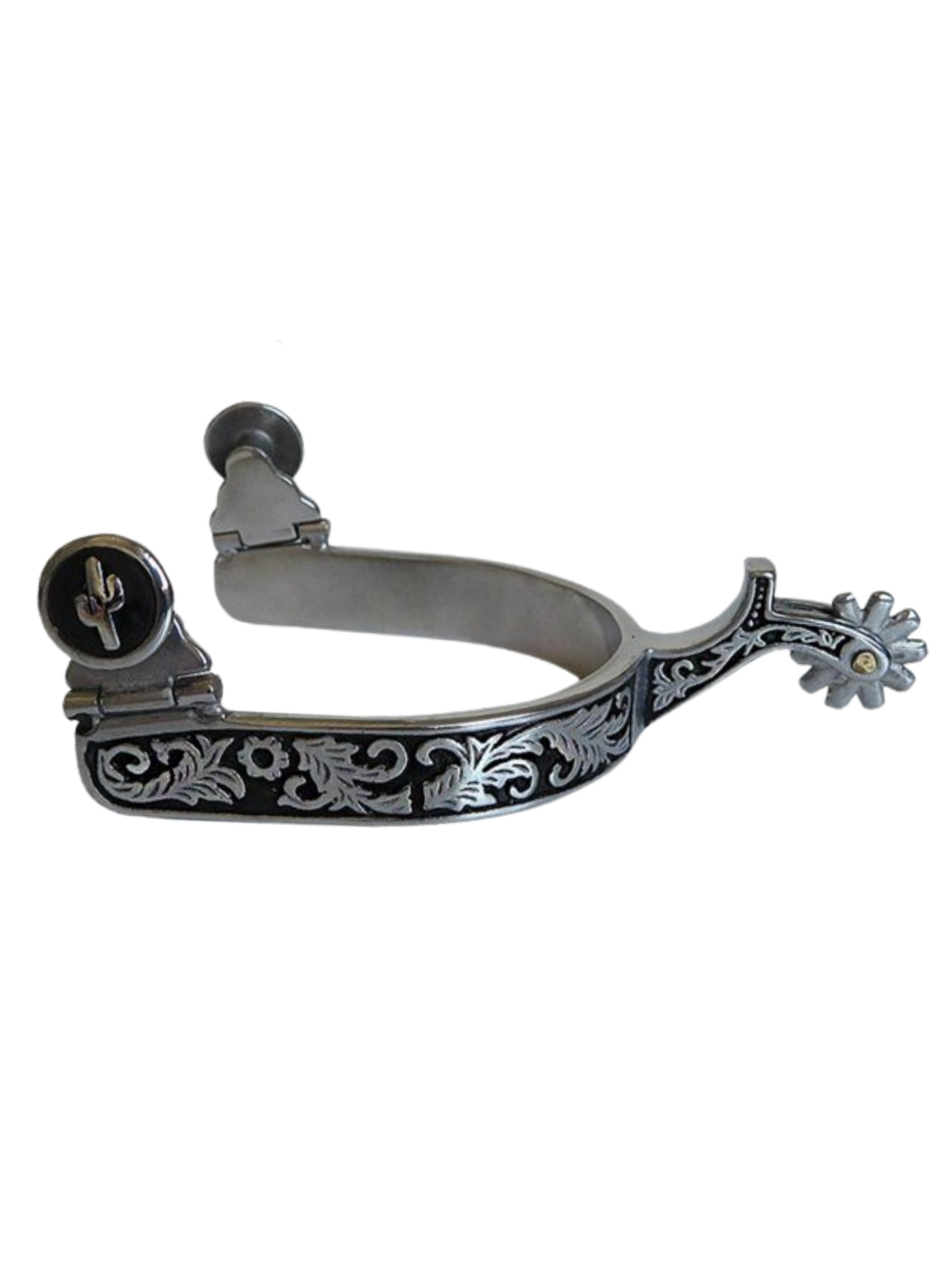 Éperons Western Cactus protège chaps 10 points 1¾" - Homme